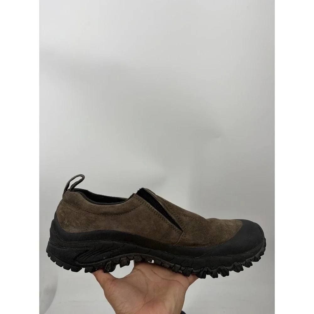 Merrell Shiver Moc Gunsmoke Slip On Shoes Brown  Waterproof Vibram Sz 11.5